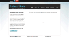 Desktop Screenshot of brookhavendentalassociates.com